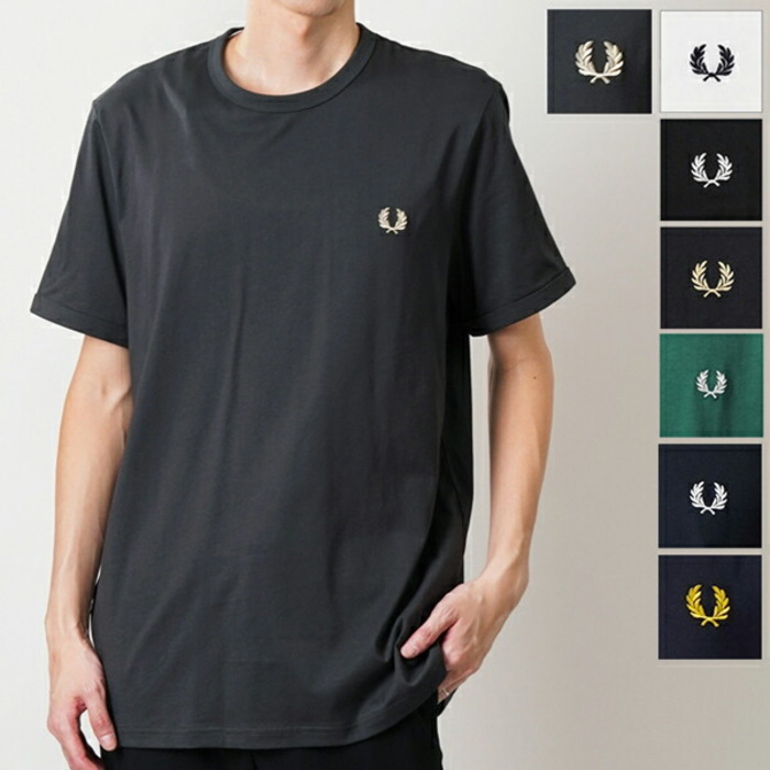 【新品未使用/参考価格1.2万円/下げ札付き】フレッドペリー Tシャツ FRED PERRY（フレッドペリー）Tシャツ・カットソー 紺 サイズ:44