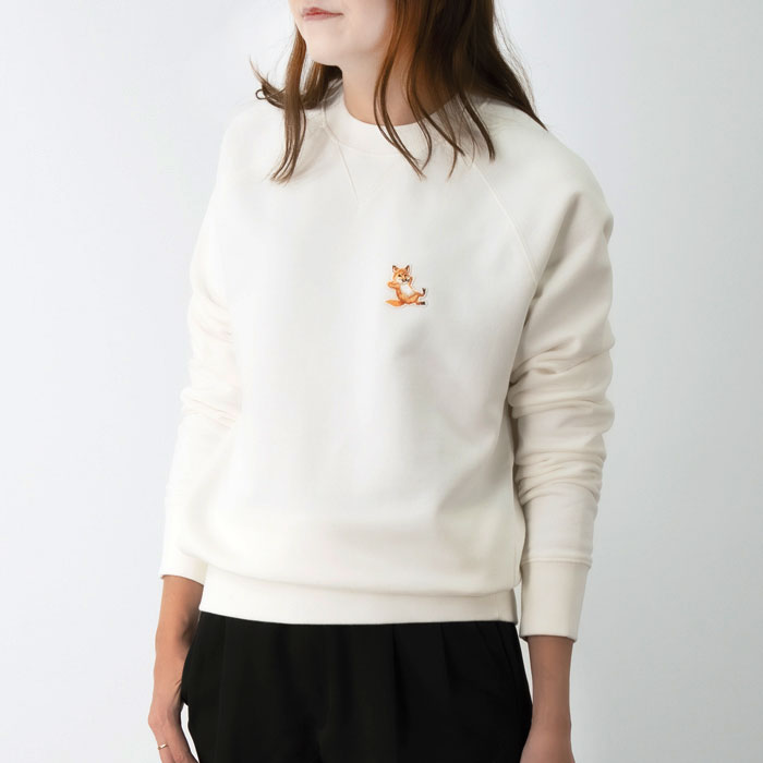 楽天市場】Maison Kitsune メゾンキツネ スウェットシャツ Baby Fox