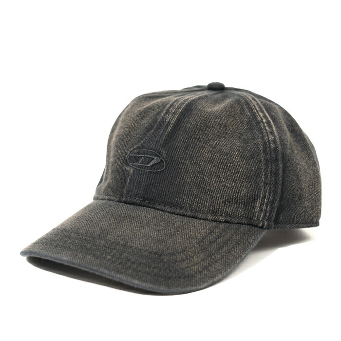 【P15倍対象】DIESEL ディーゼル キャップ 帽子 C-RUN-WASH A11361 0BLAA 9XX メンズ レディース 6パネル コットン ロゴ刺繍 ウォッシュ[po_fifte]