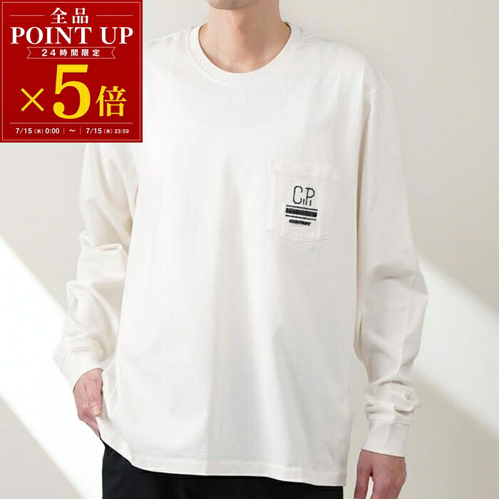 【春のクーポンSALE★最大2万円OFF】C.P.COMPANY シーピーカンパニー 長袖Tシャツ 17CMTS179A メンズ 胸ポケット クルーネック 丸首 カットソー 大きいサイズ有[po_nijyuu]