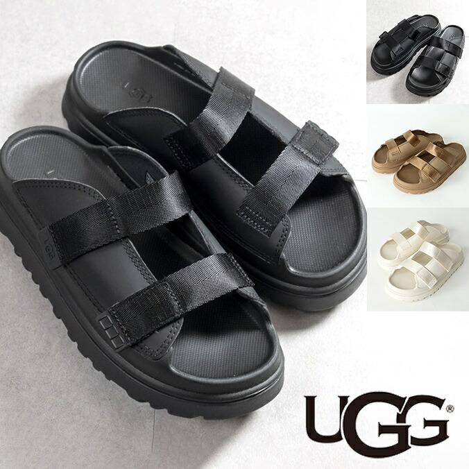 UGG アグ キッズ【大人もOK】サンダル 1166513K GoldenGlow Slide ゴールデングロウスライド レディース キッズサンダル スライドサンダル 靴 シューズ[po_five]｜GLANCEED（グランシード）