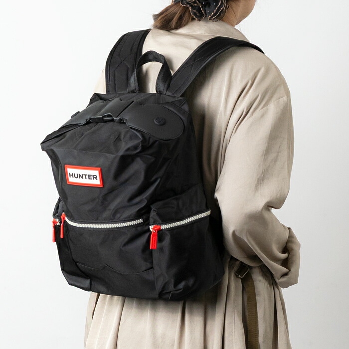 【FLAT PRICE】HUNTER ハンター バックパック リュック UBB6018ACD MINI TOPCLIP レディース ナイロン ミニ トップクリップ ロゴ ラバーパッチ 鞄[po_ten]｜GLANCEED（グランシード）