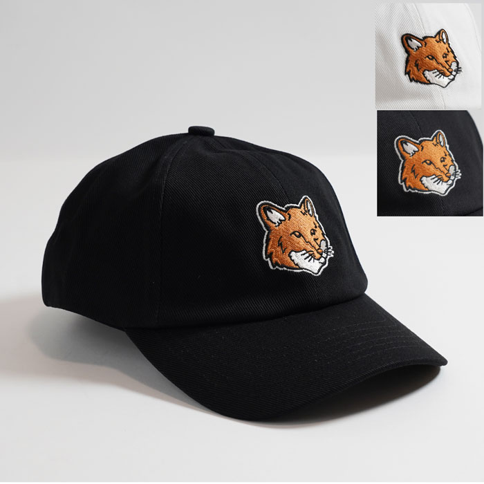 【P15倍対象】MAISON KITSUNE メゾンキツネ ベースボールキャップ 帽子 PM06100WW0096 レディース NATURAL FOX HEAD 6P CAP[po_fifte]
