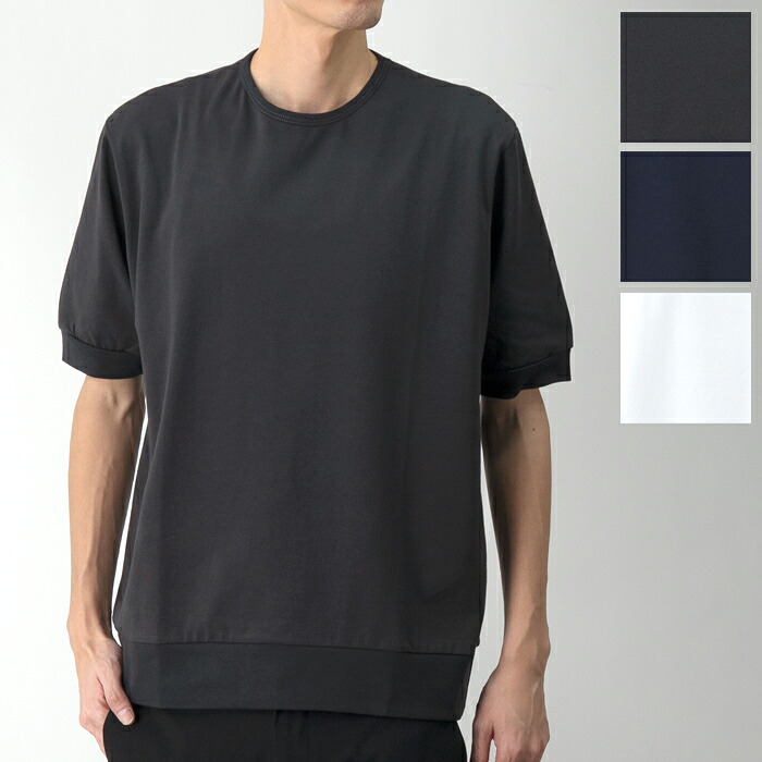 【4/18-4/20★MAX2万円OFFクーポンSALE】giab's ARCHIVIO ジャブスアルキヴィオ 半袖Tシャツ GRT S COT001 メンズ GRT/S 無地 クルーネック ストレッチ[po_five]