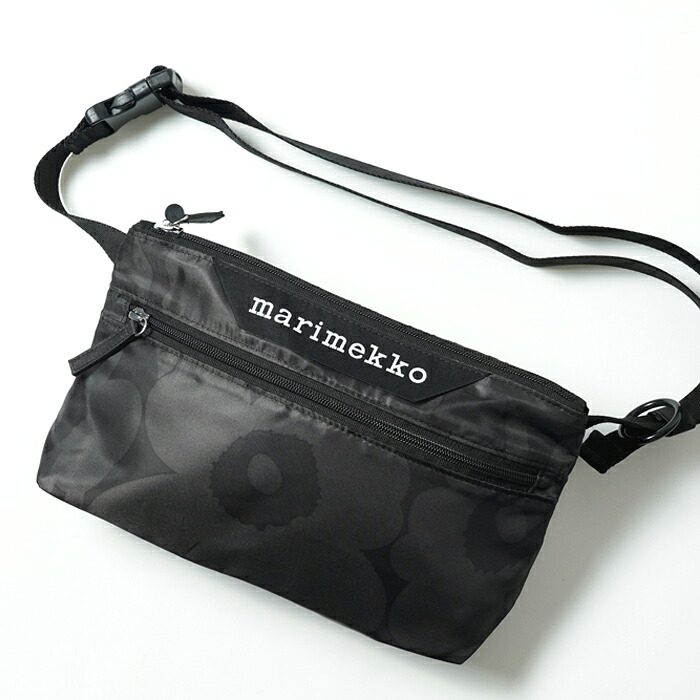 marimekko マリメッコ ショルダーバッグ Neat Crossbody Unikko S 094123 999 レディース ニート クロスボディ ウニッコ 94123[po_two]｜GLANCEED（グランシード）