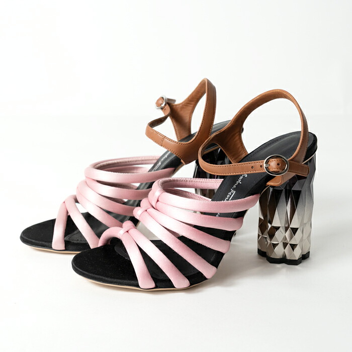 FERRAGAMO フェラガモ サンダル AMALIA X5 0724321 DESERTROSE レディース ハイヒール ストラップサンダル[po_ten]｜GLANCEED（グランシード）