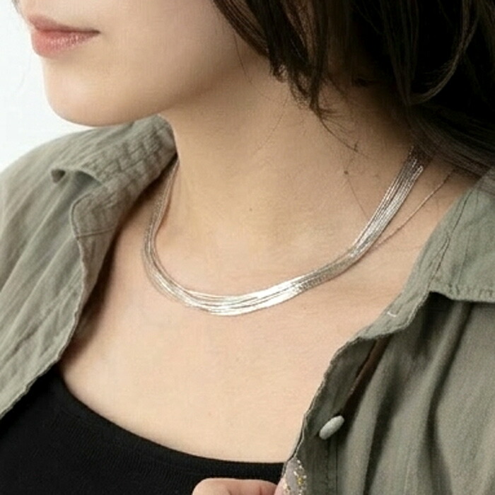 【春のクーポンSALE★最大2万円OFF】HARPO アルポ ハルポ ネックレス COLLIER N1016 レディース リキッドシルバー ビーズ ペンダント アクセサリー silver925 シルバー ジュエリー[po_thir]