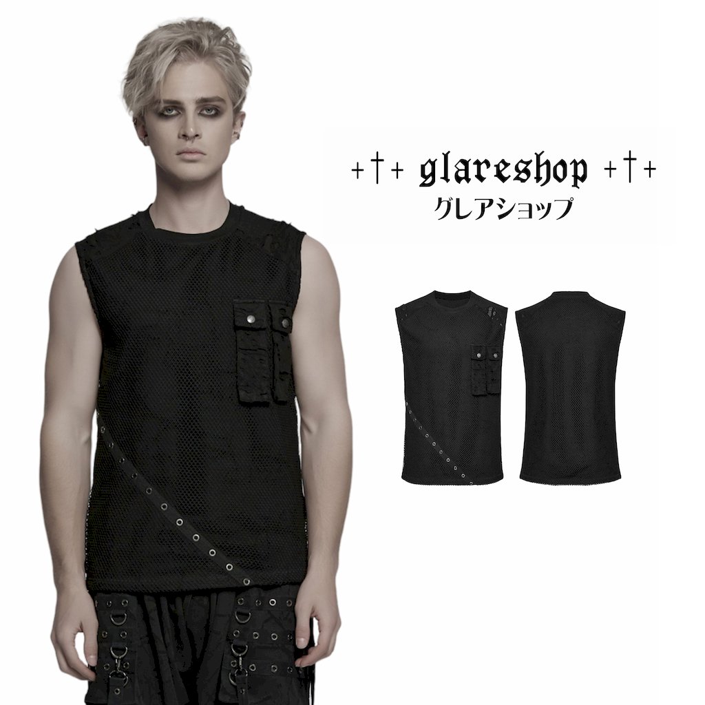 楽天市場】glareshop グレアショップ「M.S-M.5XL」KX406-B□パンク