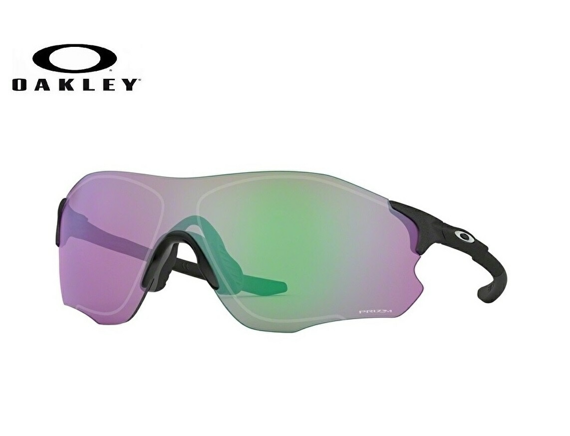 国内正規商品 OAKLEY / オークリー サングラス EV ZERO PATH (A) / イーブイ ゼロ パス (A) フレームカラー スティール レンズカラー Prizm Golf / プリズム ゴルフ　可視光線透過率30% 「保証カード付き」「ドライタイプめがね拭き付属」 品番 OO9313-05