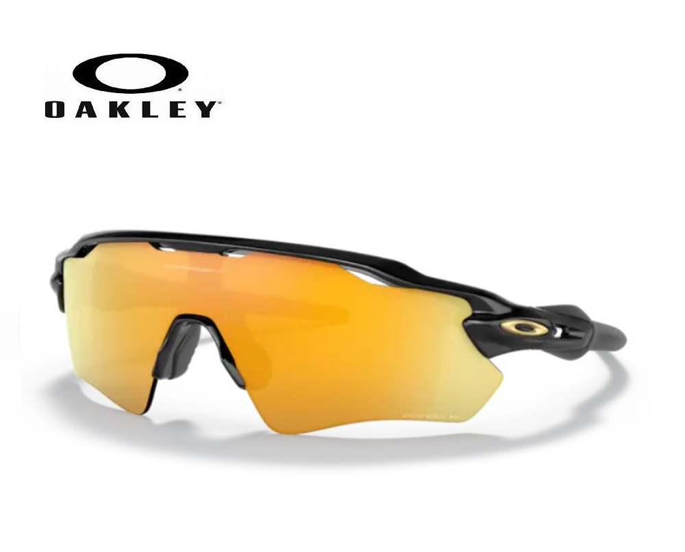 「国内正規商品」OAKLEY / オークリー サングラス RADAR EV PATH / レーダー イーブイ パス フレームカラー POLISHED BLACK / ポリッシュド ブラック レンズカラー Prizm 24K Polarized / プリズム 24K ポラライズド 偏光レンズ 可視光線透過率11% 品番 OO9208-C938