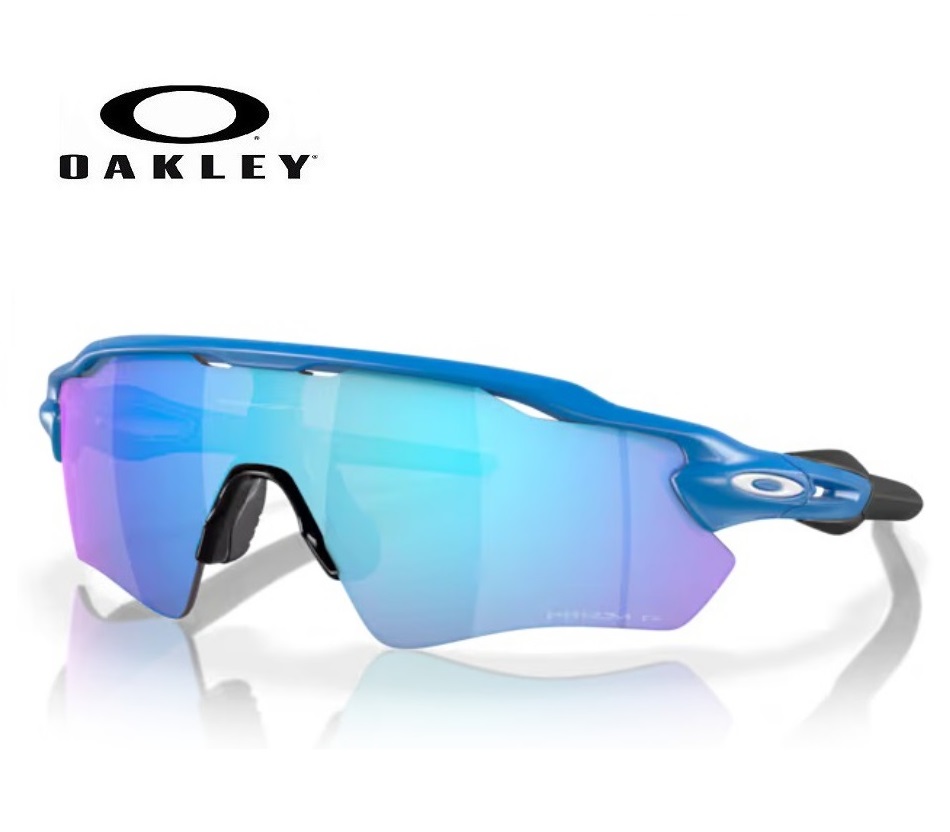 「国内正規商品」OAKLEY / オークリー サングラス RADAR EV PATH / レーダー イーブイ パス フレームカラー マット サファイア レンズカラー プリズム サファイア ポラライズド 偏光レンズ 可視光線透過率12% 「保証付き」「ドライタイプメガネ拭き付属」 品番 OO9208-F138