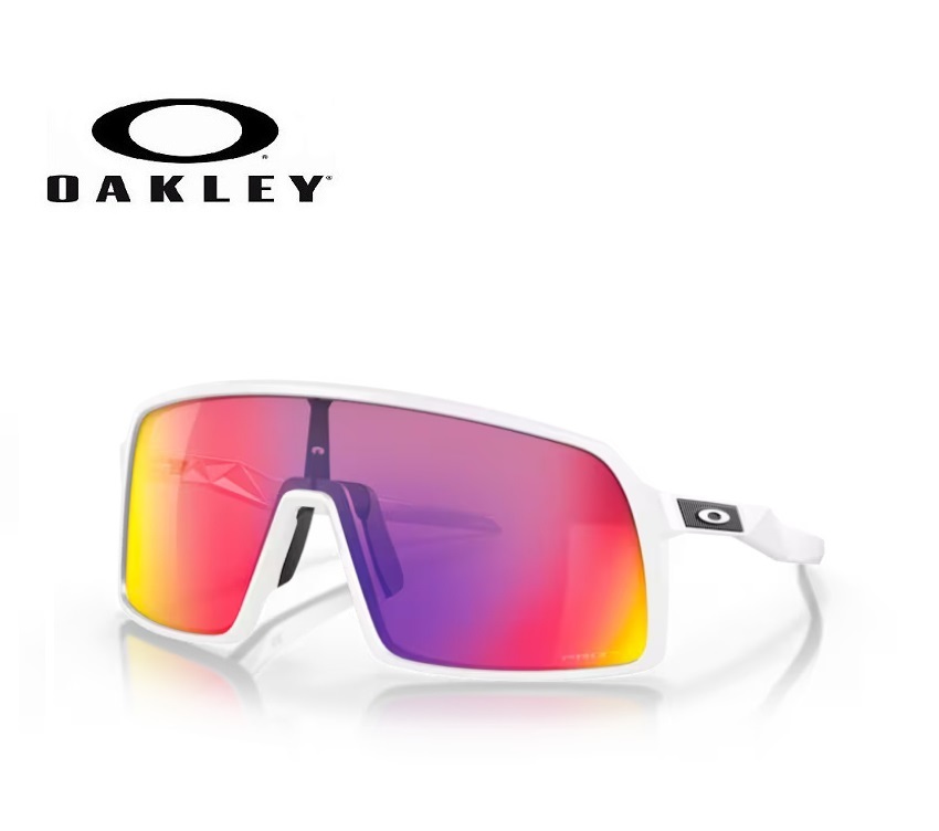 国内正規商品 OAKLEY / オークリー サングラス SUTRO (A) / スートロ (A) フレームカラー マット ホワイト レンズカラー Prizm Road / プリズム ロード 可視光線透過率20% 「保証カード付き」「ドライタイプめがね拭き付属」 品番 OO9406A-0337