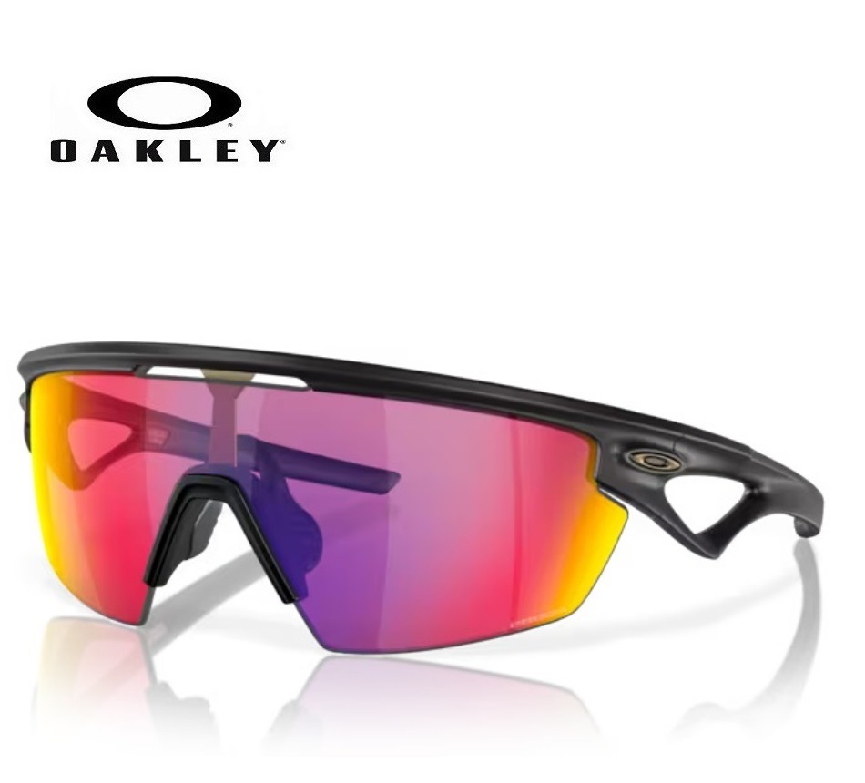 「国内正規商品」OAKLEY / オークリー サングラス SPHAERA / スフィエラ フレームカラー マット ブラック レンズカラー Prizm Road / プリズム ロード 可視光線透過率20% 「保証付き」「ドライタイプメガネ拭き付属」 品番 OO9403-0336