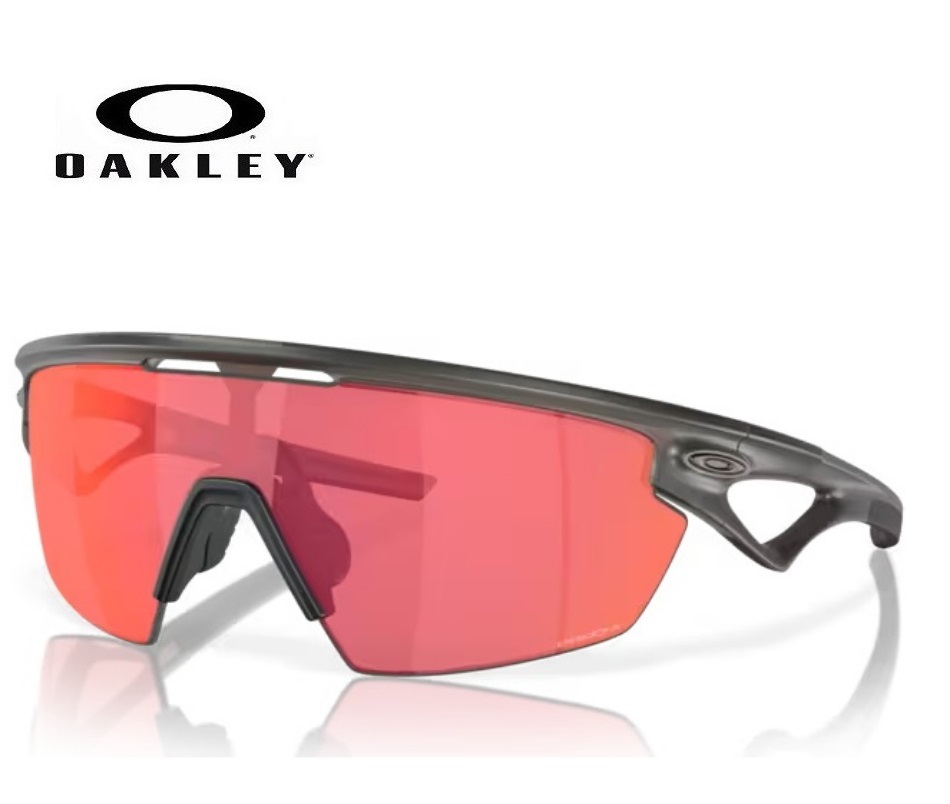 「国内正規商品」OAKLEY / オークリー サングラス SPHAERA / スフィエラ フレームカラー マット グレー スモーク レンズカラー Prizm Trail Torch / プリズム トレイル トーチ 可視光線透過率35% 「保証付き」「ドライタイプメガネ拭き付属」 品番 OO9403-0936