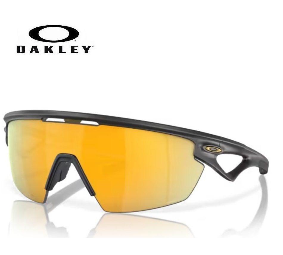 「国内正規商品」OAKLEY / オークリー サングラス SPHAERA / スフィエラ フレームカラー マット カーボン レンズカラー Prizm 24K Polarized / プリズム 24K ポラライズド 偏光レンズ 可視光線透過率11% 「保証付き」「ドライタイプメガネ拭き付属」 品番 OO9403-0436
