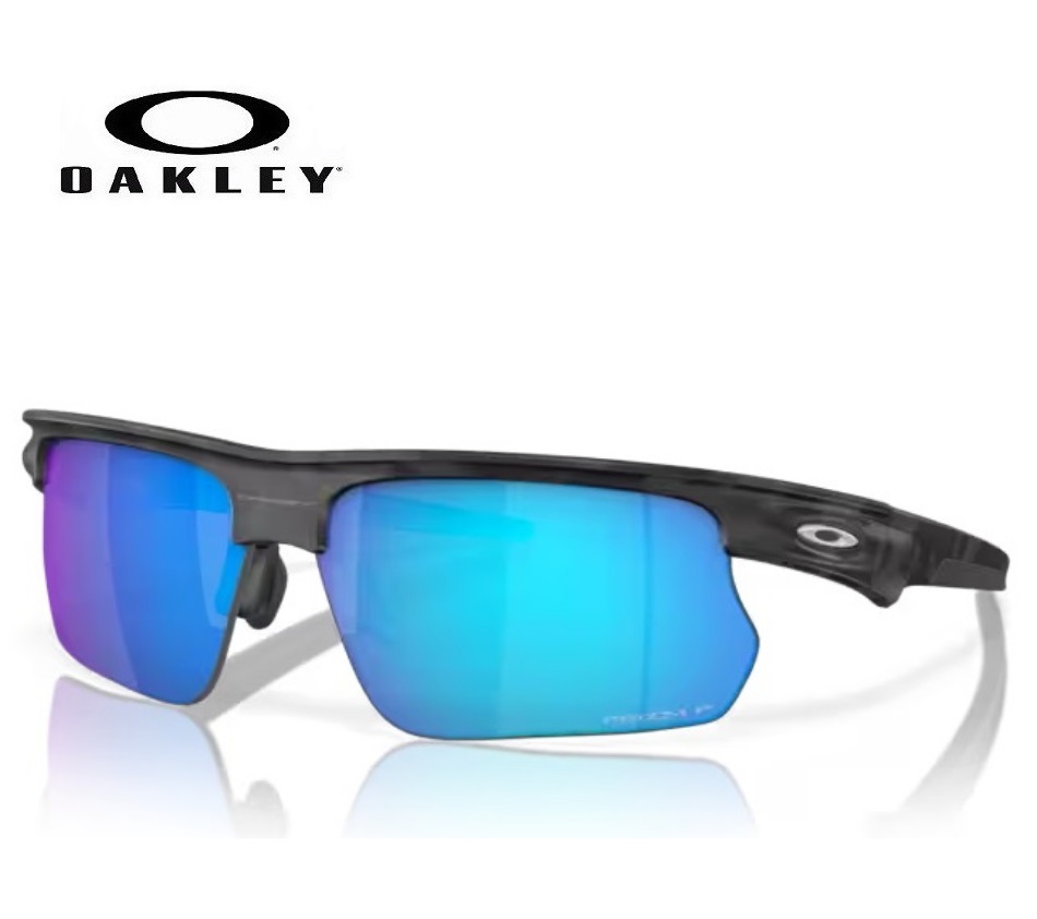 国内正規商品 OAKLEY / オークリー サングラス BISPHAERA / バイスフィエラ フレームカラー マット グレー カモ レンズカラー プリズム サファイア ポラライズド 偏光レンズ 可視光線透過率12% 「保証カード付き」「ドライタイプめがね拭き付属」 品番 OO9400-0568 22,765円