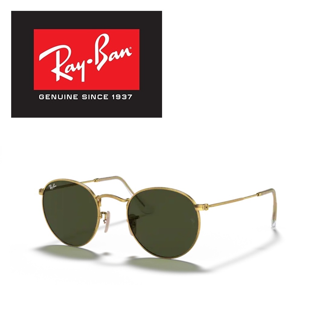 Ray-Ban ブラウンラウンド型サングラス　RB7132F rb3447-001.jpg