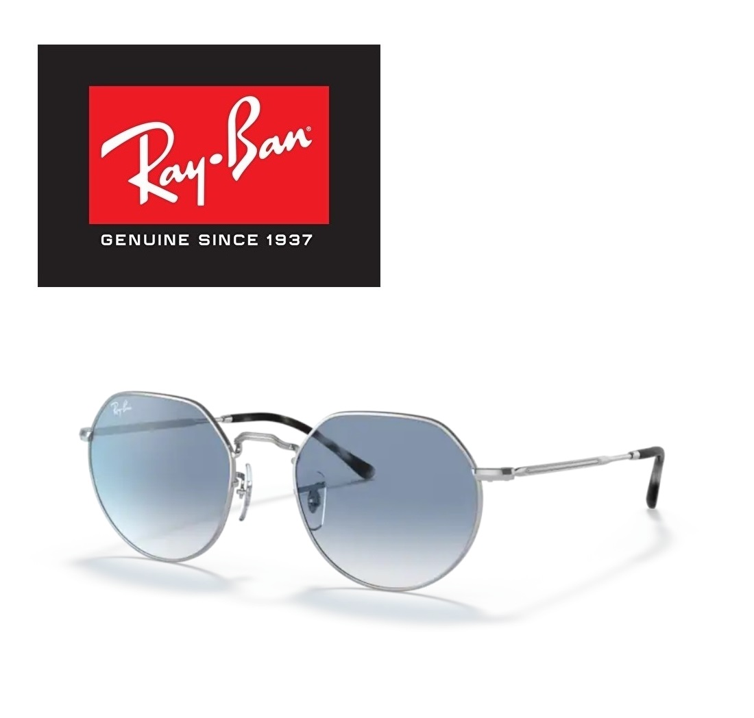 [美品] Ray-Ban RB3565 003/3F ブルーグラデーション RAY-BAN JACK Clear Gradient/Blue Lens 53-145MM Unisex