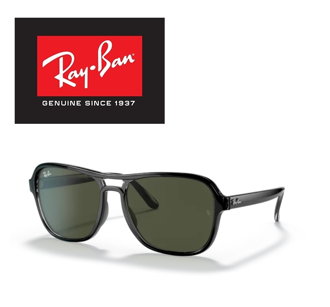 【美品・保証書付】Ray-Ban メンズ偏光レンズサングラス Ray-Ban レイバン 偏光サングラス RB4392D 601/81 66mm 紫外線