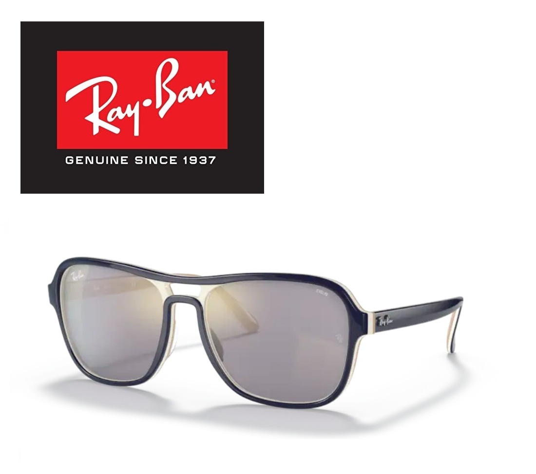 美品 RayBan レイバン RB4356 STATE SIDE イタリア製 Amazon.com: Ray-Ban Rb4356 State Side Square Sunglasses