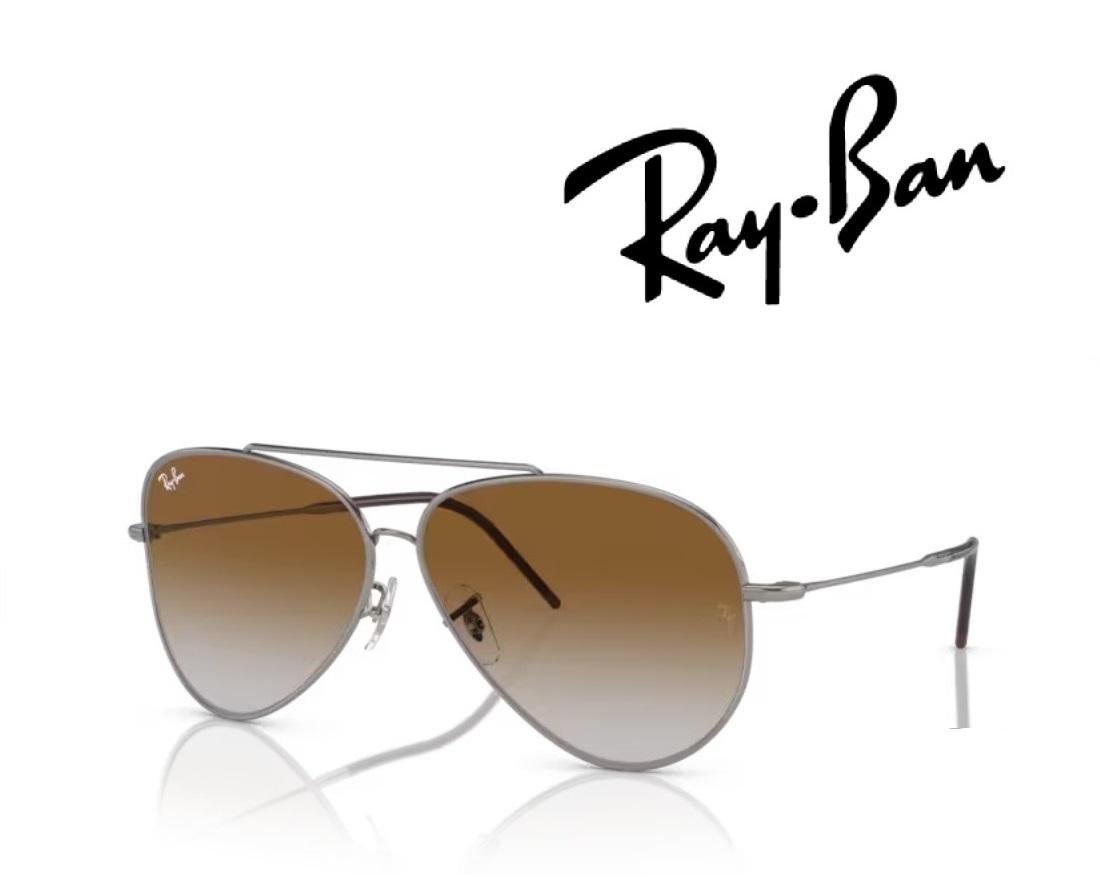 Ray-Ban RAYBAN Reverseレイバン リバース れいばん サングラス AVIATOR / アビエーター RBR0101S 004/CB 62サイズ フレームカラー ガンメタル　レンズカラー ダーク グレー 「国内正規商品」「保証付き」 [ミニドライバー ＋ ドライタイプメガネ拭き付属]｜GLASS SHOP DREAM