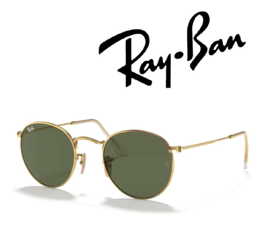 Ray-Ban サングラス レイバン れいばん ROUND METAL ラウンドメタル RB3447N 001 53サイズ フレームカラー アリスタ ゴールド レンズカラー グリーン G-15 メンズ レディース ユニセックス 「国内正規商品」「保証付き」 [ミニドライバー ＋ ドライタイプメガネ拭き付属]