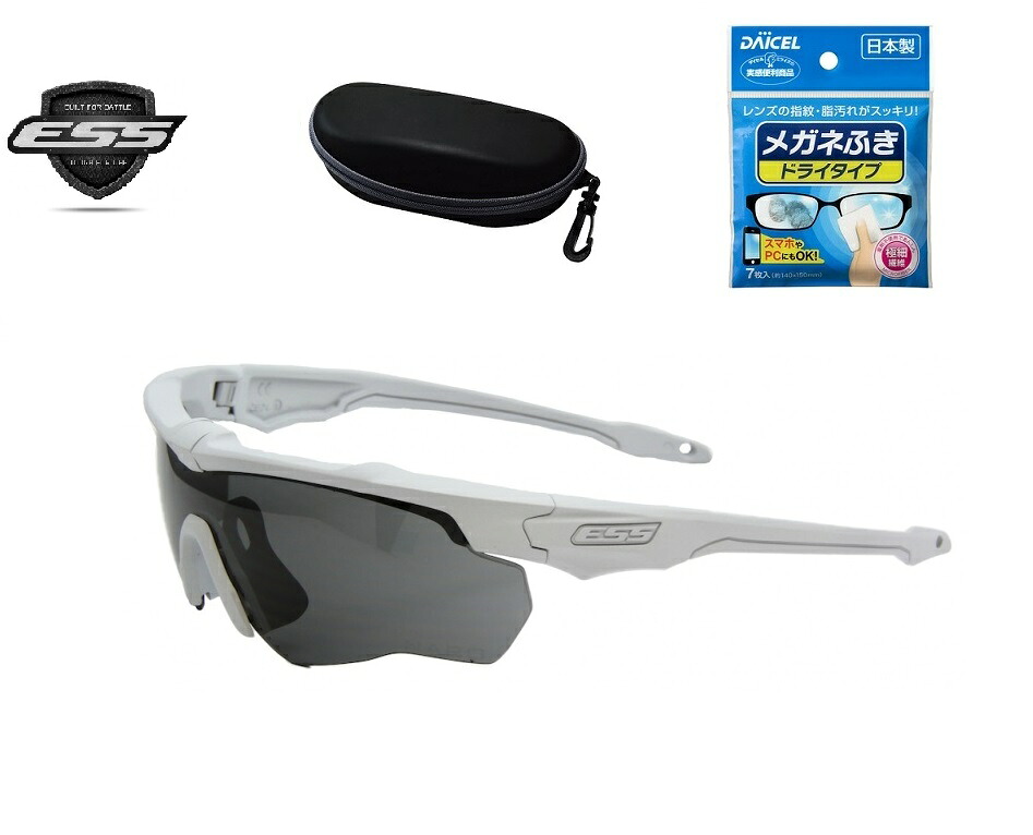 「クーポン券発行中」「国内正規商品」 ESS / イーエスエス サングラス CROSSBLADE NARO CERAKOTE / クロスブレイド ナロセラコート 日本限定企画 フレームカラー ヒデンホワイト レンズカラー スモークグレイ 可視光線透過率15% 品番 EE9034-103