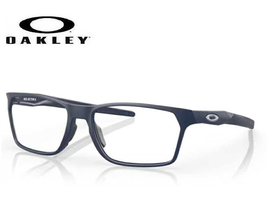 「国内正規商品」 OAKLEY / オークリー メガネ / 眼鏡フレーム HEX JECTPR （A） / ヘックスジェクター （A） フレームカラー サテン ブラック フレームのみ（レンズデモレンズ） ユニセックス 「保証カード付き」「ドライタイプめがね拭き」 品番 OX8174F-0456｜GLASS SHOP DREAM