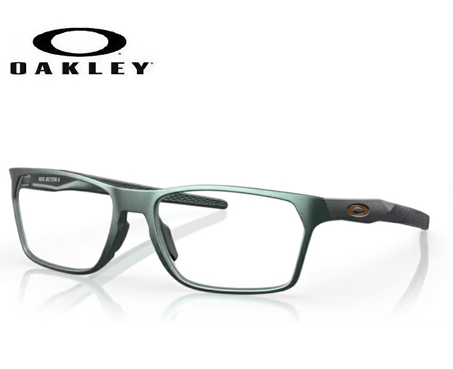 「国内正規商品」 OAKLEY / オークリー メガネ / 眼鏡フレーム HEX JECTPR （A） / ヘックスジェクター （A） フレームカラー ダーク マット シルバー ブルー カラーシフト フレームのみ（レンズデモレンズ）「保証カード付き」「ドライタイプめがね拭き」 品番 OX8174F-0654｜GLASS SHOP DREAM