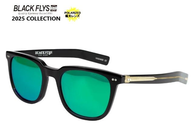 ブラックフライ（BLACKFLYS）サングラス 【FLY STACY Polarized】 偏光レンズ BF-14506-12｜maharo【マハロ】