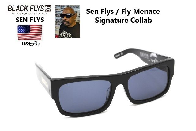 ブラックフライ（BLACKFLYS）サングラス【Sen Flys】Fly Menace Signature Collab Sen Dog コラボモデル! BF-15033-US01