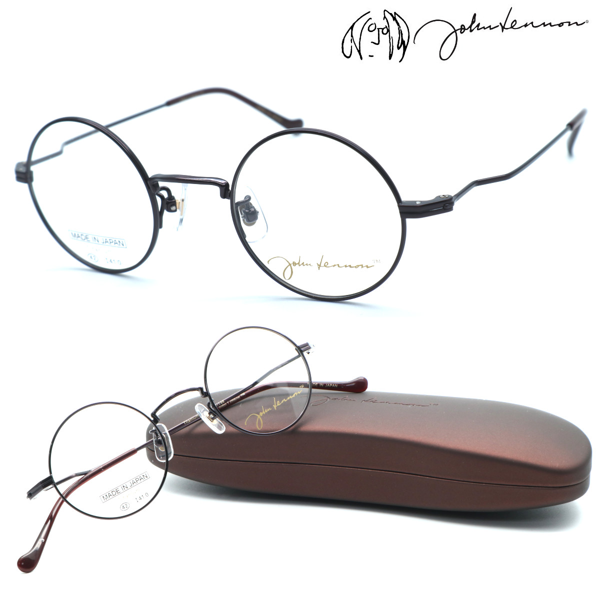 John Lennon ジョンレノン Jl 1093 Col 3 眼鏡 時仕合せ併せては度0水晶体揃い ルール尊厳 店内全品貨物輸送無料 ボストン 金員メガネ メンズ レディース ユニセックス 古典的 丸メガネの結論付ける編集 店先受け容れマッチ商売物 World Odyssey Com