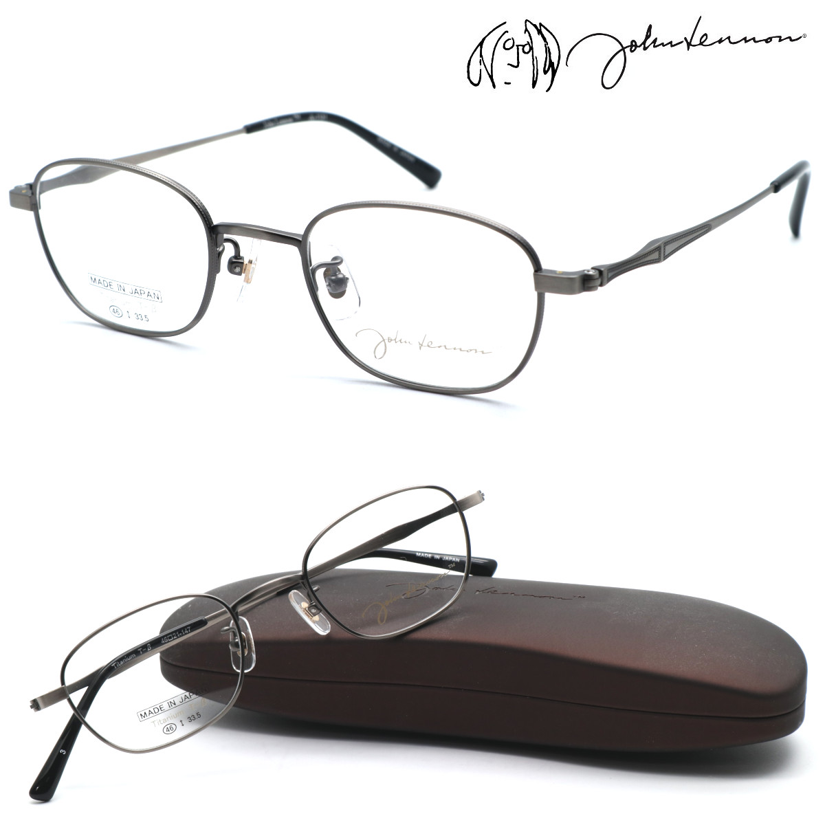 【john lennon】ジョンレノン JL-1131 col.3 メガネ　度付又は度無レンズセット 【正規品】【送料無料】ボストン 丸メガネ メンズ レディース ユニセックス クラシック おしゃれ ブランド 日本製