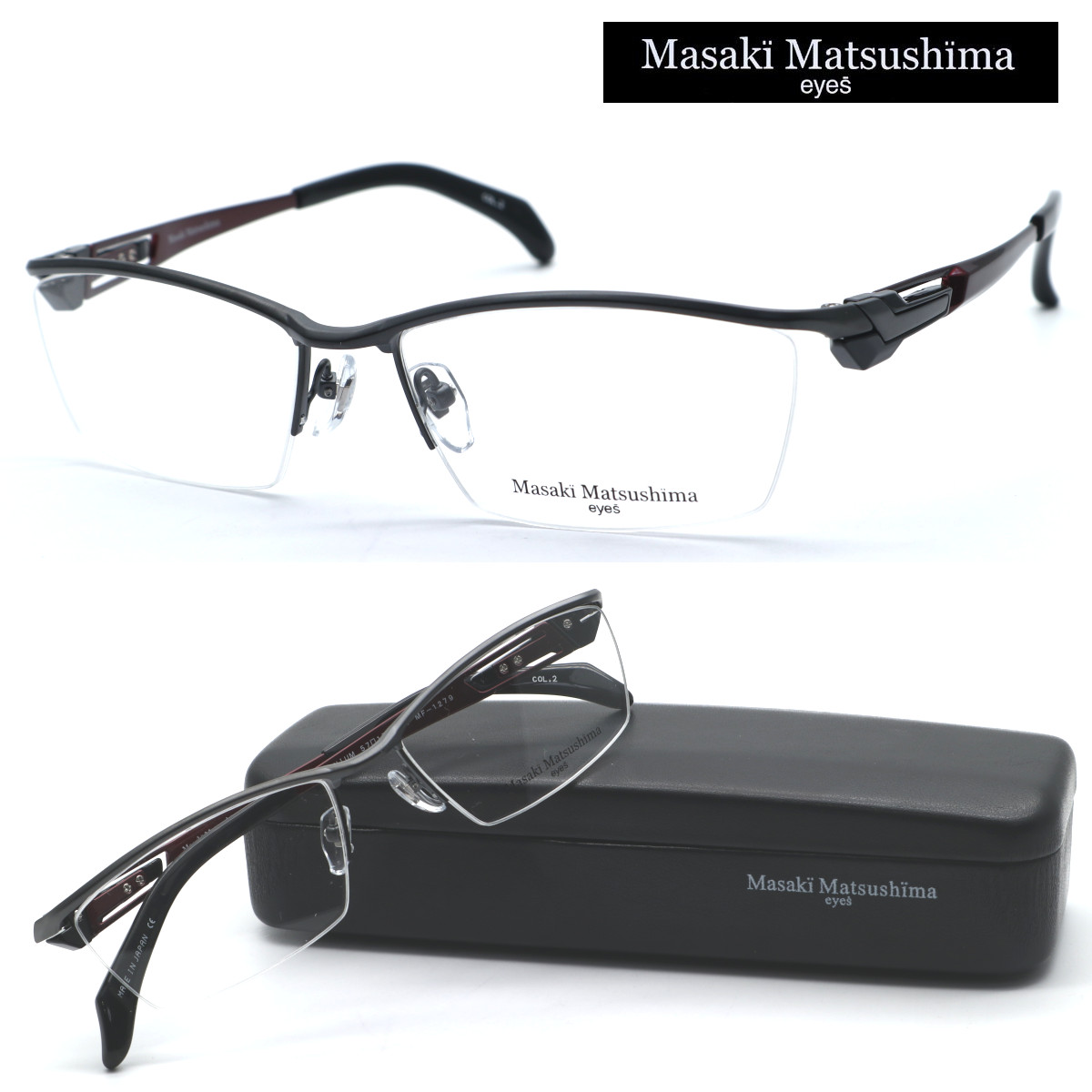 楽天市場】【Masaki Matsushima】マサキマツシマ メガネ MF-1283 col.2