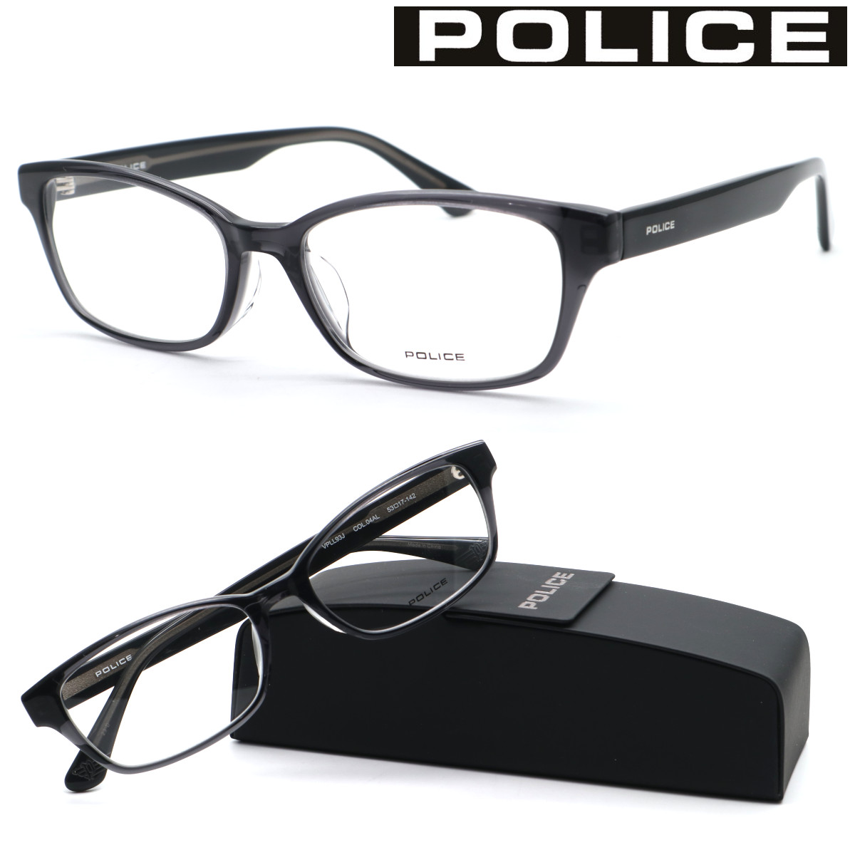 【POLICE】ポリス VPLL93J col.04AL メガネ　度無又は度付レンズセット【正規品】【送料無料】おしゃれ メンズ 高級 ブランド