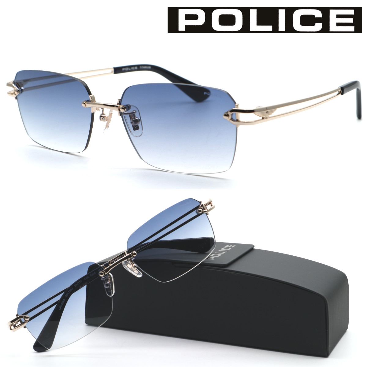 楽天市場】【POLICE】ポリス サングラス SPLP84K col.53700A【国内正規