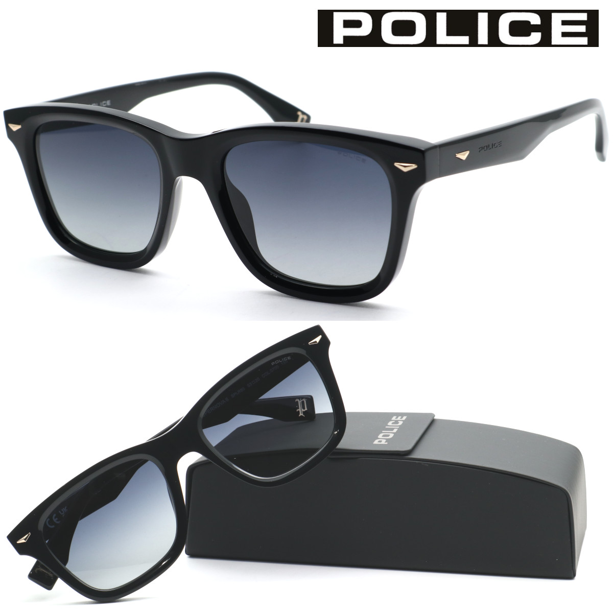 【POLICE】ポリス サングラス SPLR80 col.0700 SUPERNOVA5【国内正規品】【送料無料】メンズ ユニセックス おしゃれ ブランド 大きいサイズ チタンフレーム ナイロール UVカット 紫外線カット