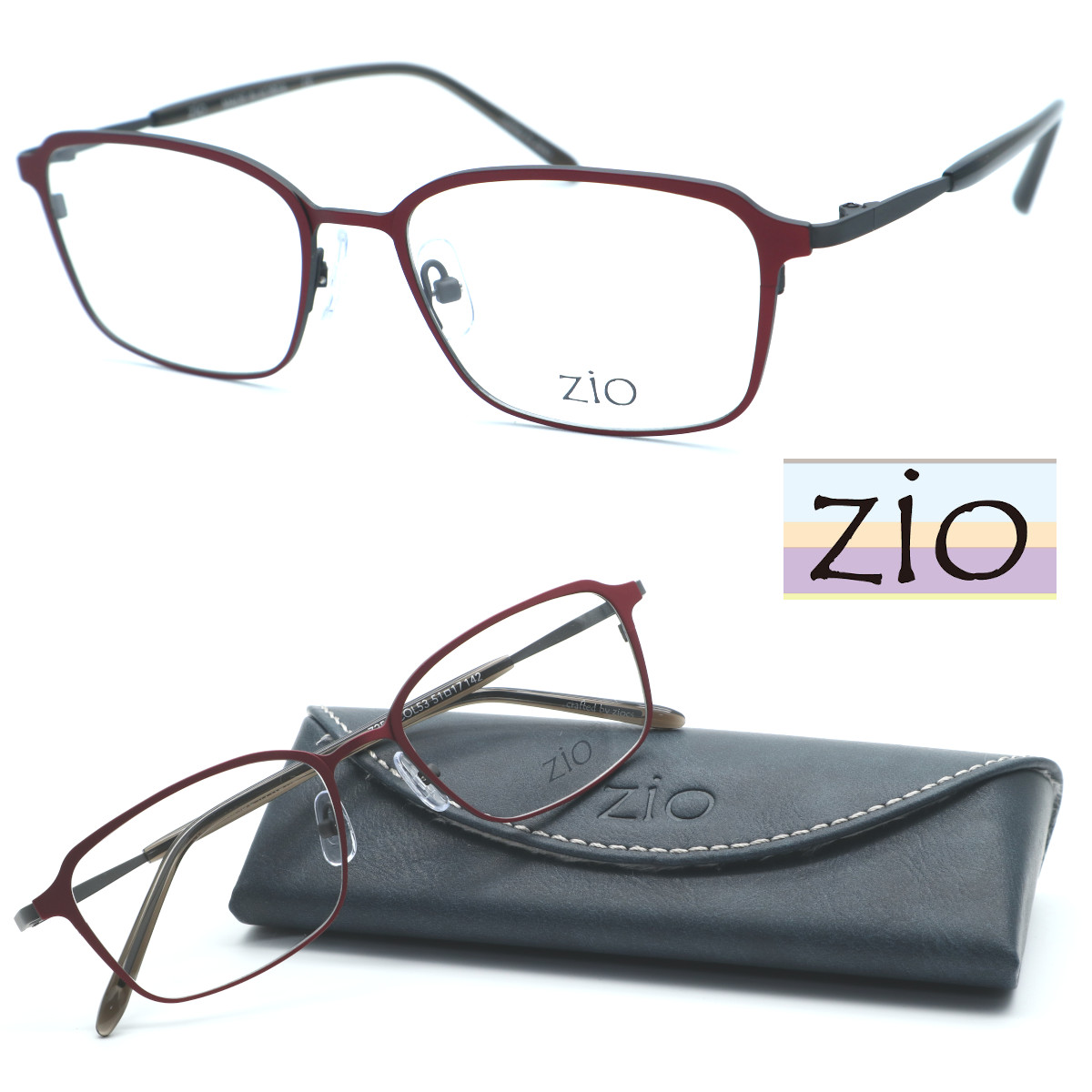 【zio】ジオ 眼鏡 Z252 col.53 度付又は度絶無水晶体仕掛ける【置き目品Z252 col.53】【店内全品貨物輸送無料】メンズ レディース ユニ一発やる