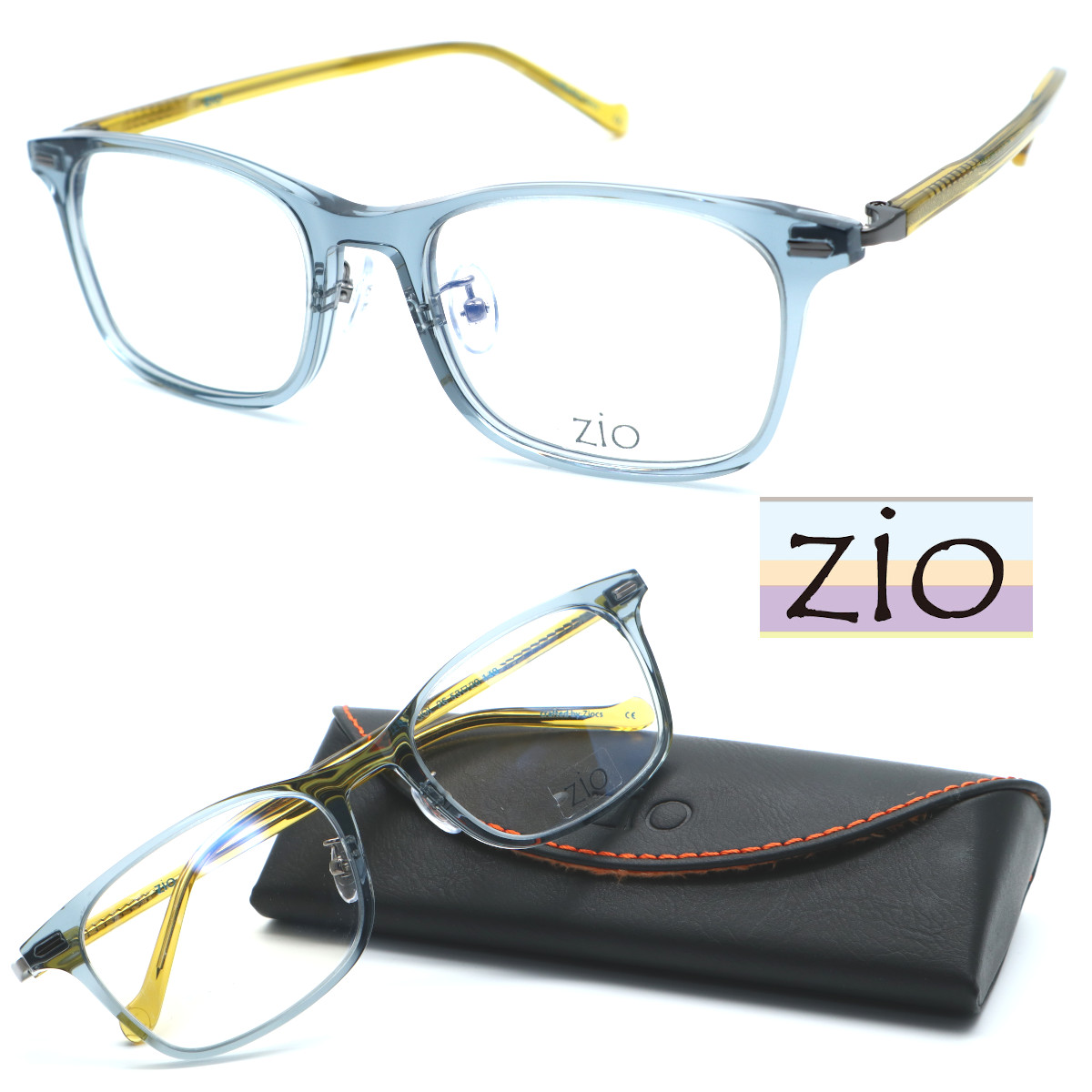 【zio】ジオ 眼鏡 Z245J col.26 度付又は度絶無水晶体仕掛ける【置き目品】【店内全品貨物輸送無料】メンズ レディース ユニ一発やる