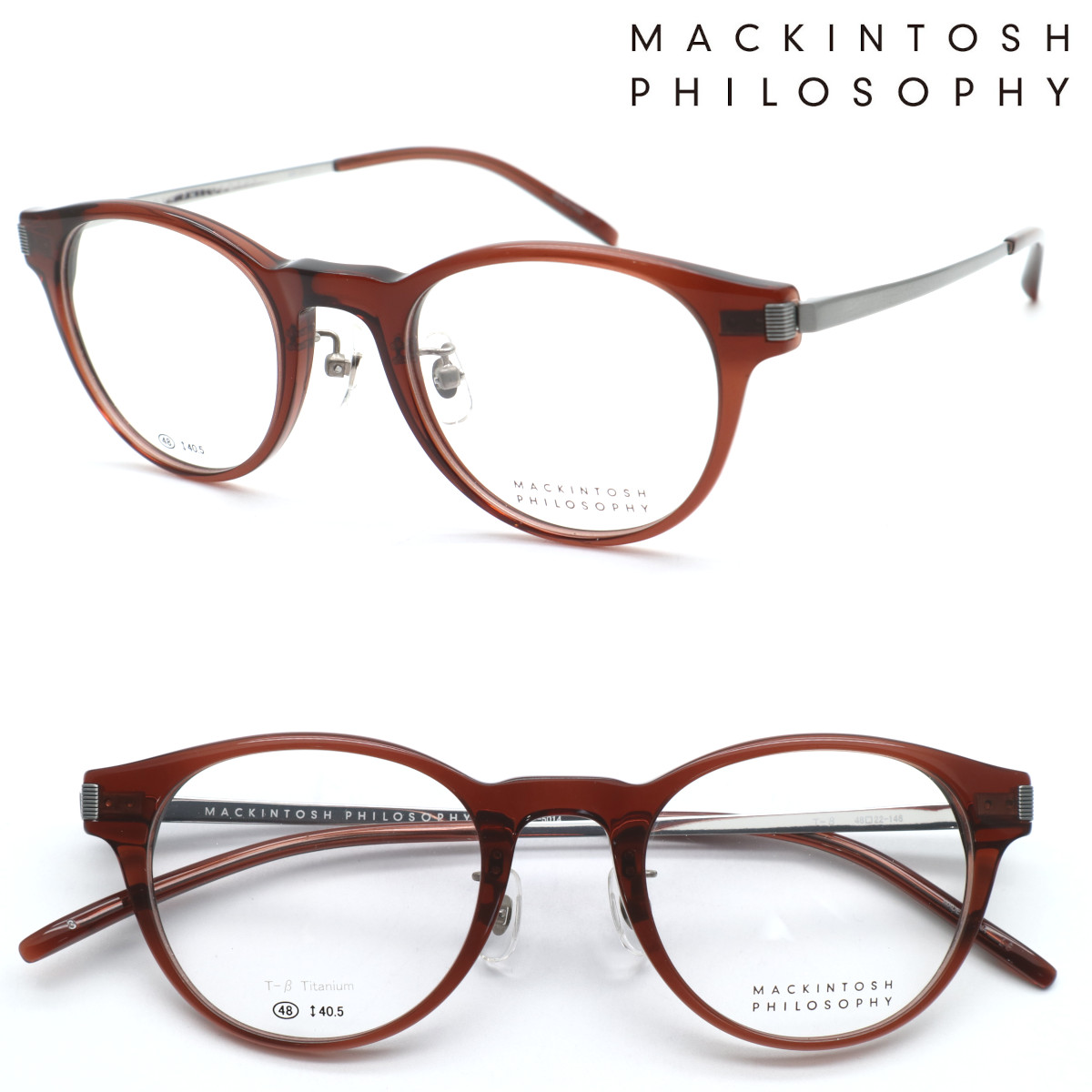 【MACKINTOSH PHILOSOPHY】マッキントッシュ 哲学 MP-5014 col.3 眼鏡 度付又は度無水晶体仕掛ける【置き目売りわたす店品】【貨物輸送無料】メンズ ユニ一発やる 飛び切り 今めかしい ブランド名 豆の町 ラウンド 丸眼鏡