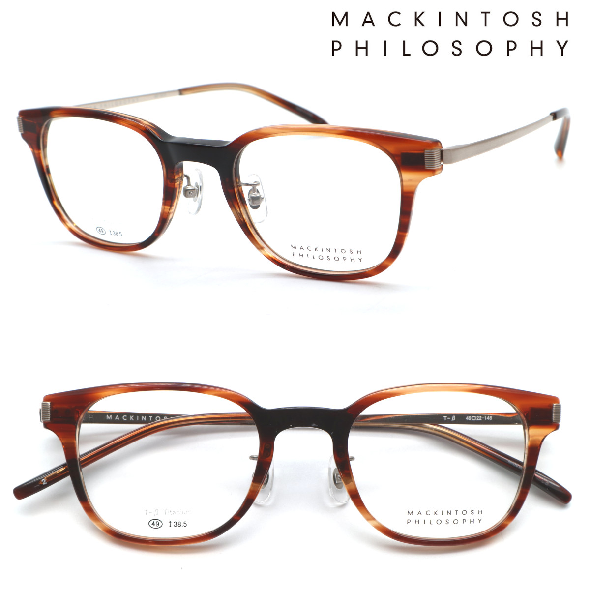 【MACKINTOSH PHILOSOPHY】マッキントッシュ 哲学 MP-5015 col.2 眼鏡 度付又は度無水晶体仕掛ける【置き目売りわたす店品】【貨物輸送無料】メンズ ユニ一発やる 飛び切り 今めかしい ブランド名 豆の町 ラウンド 丸眼鏡