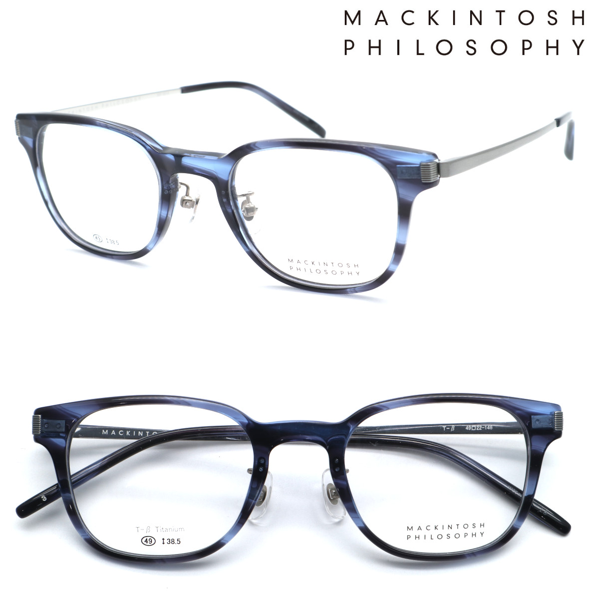【MACKINTOSH PHILOSOPHY】マッキントッシュ 哲学 MP-5015 col.3 眼鏡 度付又は度無水晶体仕掛ける【置き目売りわたす店品】【貨物輸送無料】メンズ ユニ一発やる 飛び切り 今めかしい ブランド名 豆の町 ラウンド 丸眼鏡