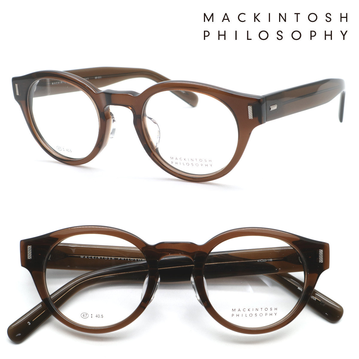 【MACKINTOSH PHILOSOPHY】マッキントッシュ 哲学 MP-5010 col.3 眼鏡 度付又は度無水晶体仕掛ける【置き目売りわたす店品】【貨物輸送無料】メンズ ユニ一発やる 飛び切り 今めかしい ブランド名 豆の町 ラウンド 丸眼鏡
