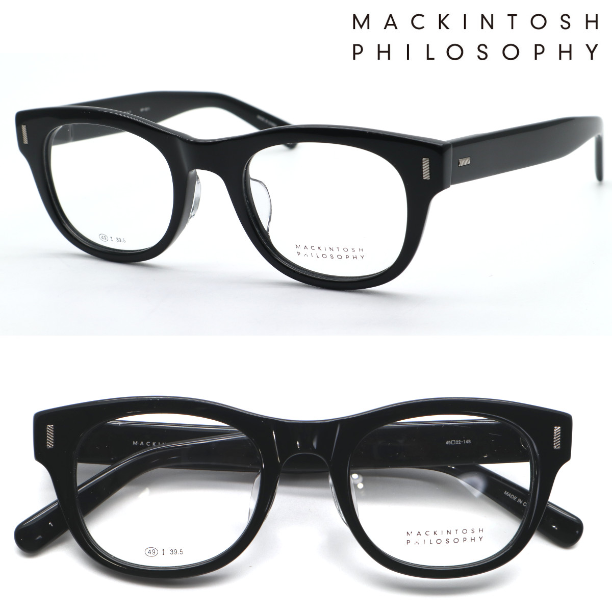 【MACKINTOSH PHILOSOPHY】マッキントッシュ 哲学 MP-5011 col.1 眼鏡 度付又は度無水晶体仕掛ける【置き目売りわたす店品】【貨物輸送無料】メンズ ユニ一発やる 飛び切り 今めかしい ブランド名 豆の町 ラウンド 丸眼鏡