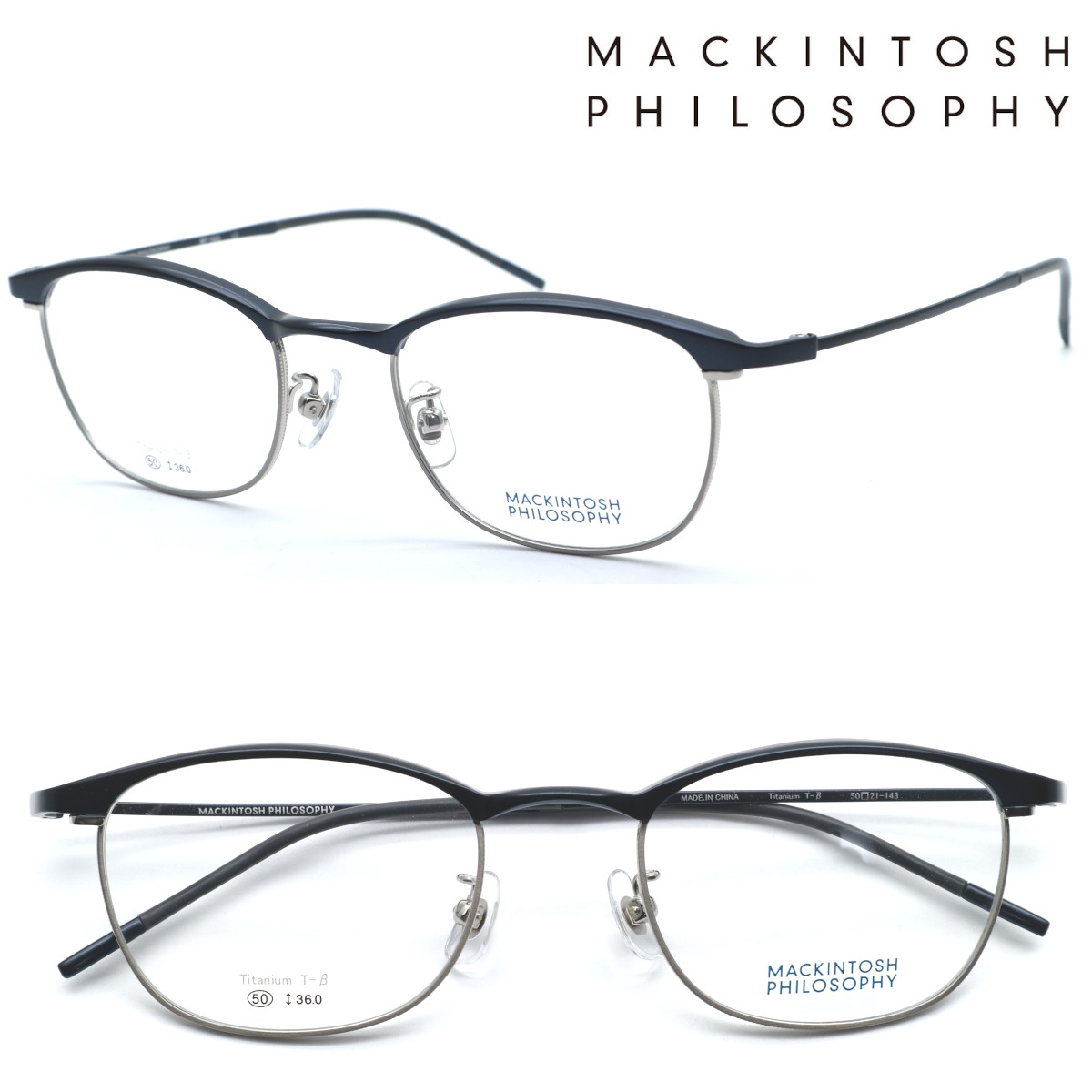 【MACKINTOSH PHILOSOPHY】マッキントッシュ 哲学 MP-1025 col.2 眼鏡 度付又は度無水晶体仕掛ける【置き目売りわたす店品】【貨物輸送無料】メンズ ユニ一発やる 飛び切り 今めかしい ブランド名 豆の町 ラウンド 丸眼鏡