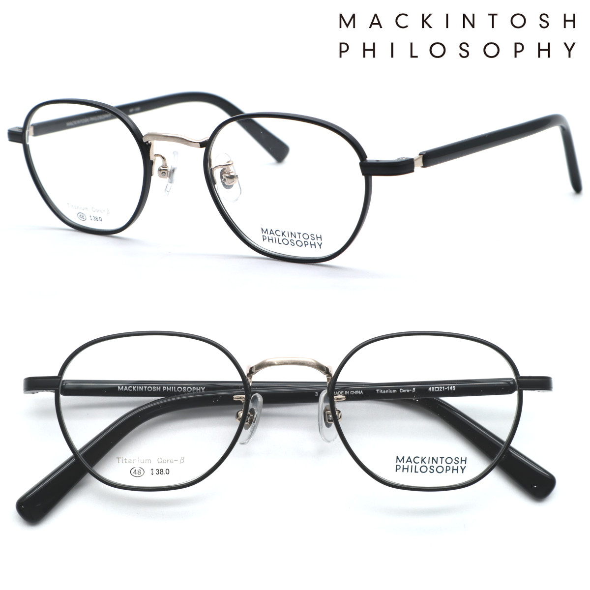 【MACKINTOSH PHILOSOPHY】マッキントッシュ 哲学 MP-1046 col.3 眼鏡 度付又は度無水晶体仕掛ける【置き目売りわたす店品】【貨物輸送無料】メンズ ユニ一発やる 飛び切り 今めかしい ブランド名 豆の町 ラウンド 丸眼鏡