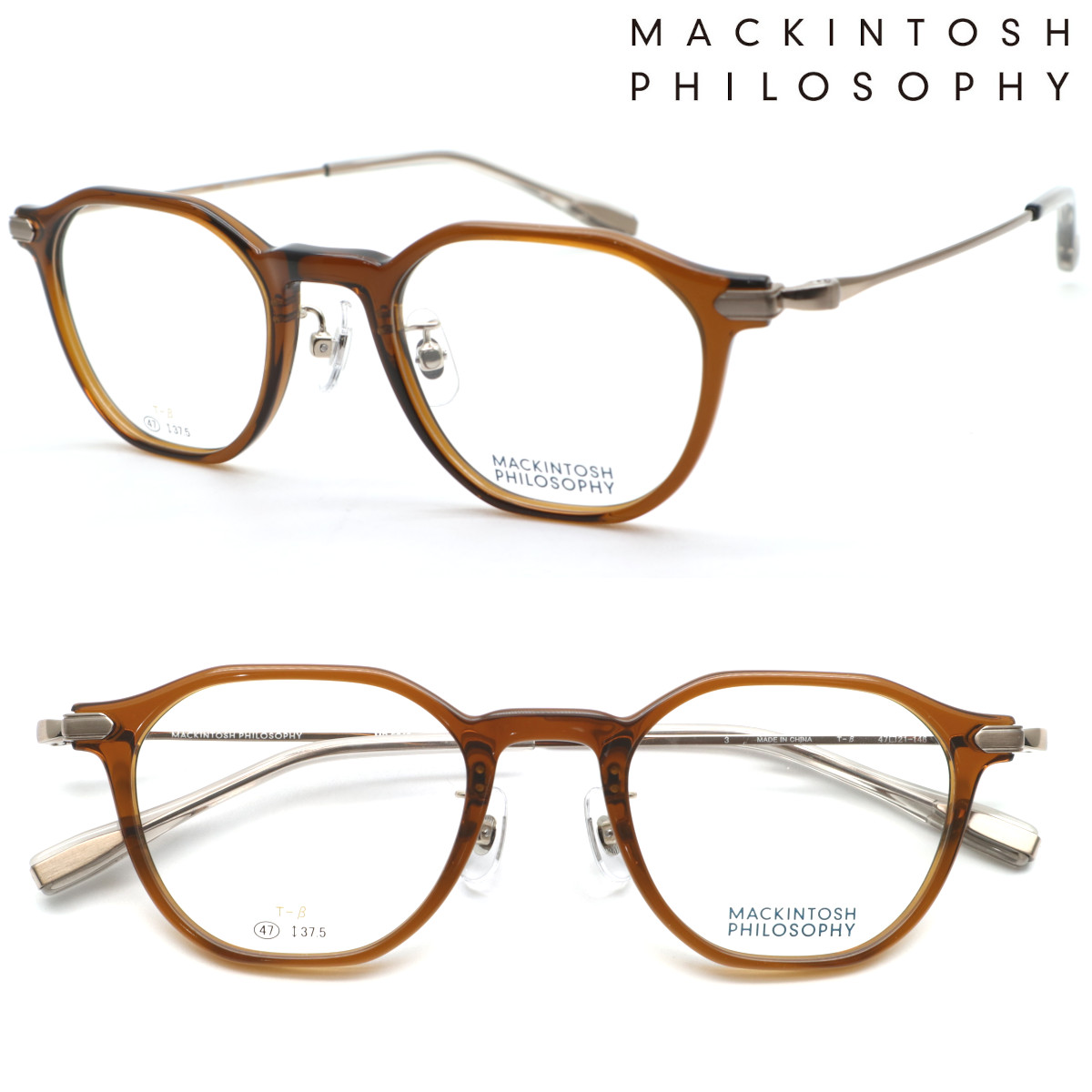 【MACKINTOSH PHILOSOPHY】マッキントッシュ 哲学 MP-5042 col.3 眼鏡 度付又は度無水晶体仕掛ける【置き目売りわたす店品】【貨物輸送無料】メンズ ユニ一発やる 飛び切り 今めかしい ブランド名 豆の町 ラウンド 丸眼鏡