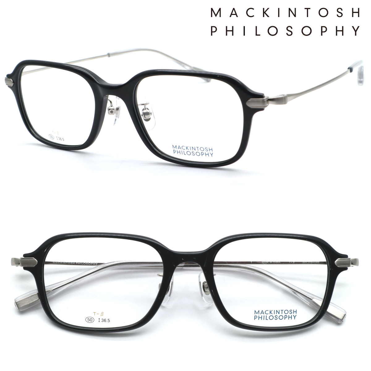 【MACKINTOSH PHILOSOPHY】マッキントッシュ 哲学 MP-5043 col.1 眼鏡 度付又は度無水晶体仕掛ける【置き目売りわたす店品】【貨物輸送無料】メンズ ユニ一発やる 飛び切り 今めかしい ブランド名 豆の町 ラウンド 丸眼鏡