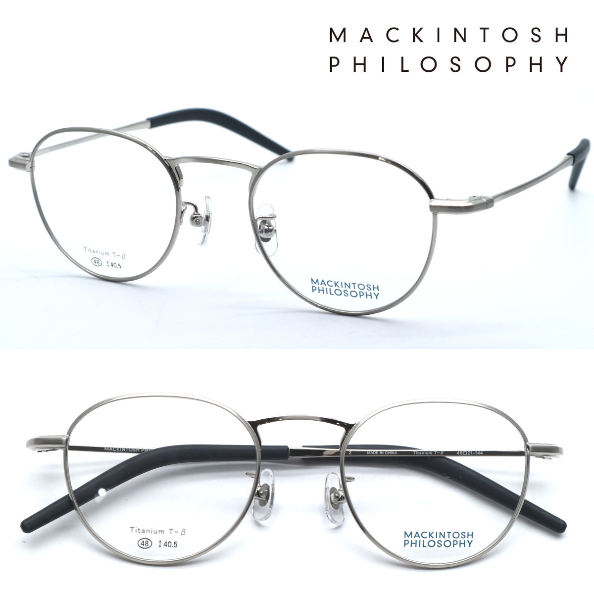 【MACKINTOSH PHILOSOPHY】マッキントッシュ 哲学 MP-1038 col.2 眼鏡 度付又は度無水晶体仕掛ける【置き目売りわたす店品】【貨物輸送無料】メンズ ユニ一発やる 飛び切り 今めかしい ブランド名 豆の町 ラウンド 丸眼鏡