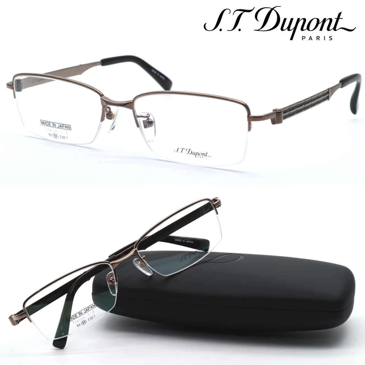 楽天市場】【S.T.Dupont】 デュポン メガネ DP-Z004 col.2 (55mmサイズ